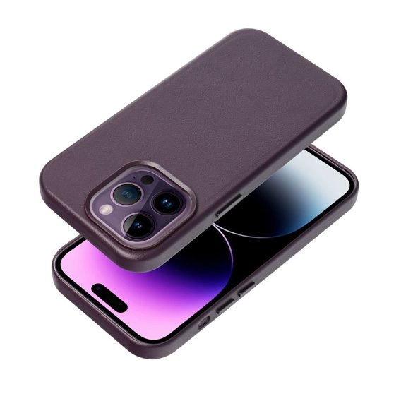 Чoхол Leather Mag Cover для iPhone 14 Pro Max, Purple