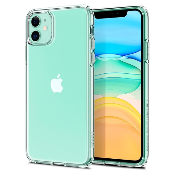 Чoхол Spigen до iPhone 11, Liquid Crystal, прозорий