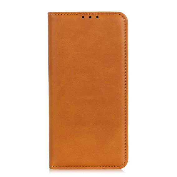 Чoхол Wallet до Realme C21, Split Leather, Brown