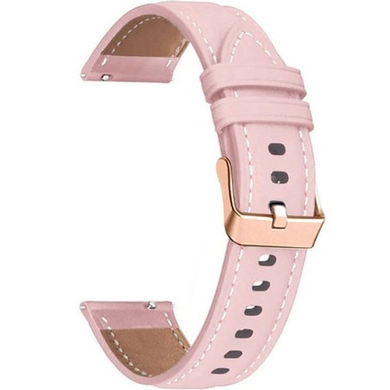 Шкіряний ремінець для Samsung Galaxy Watch 42mm - Pink