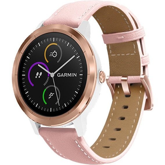 Шкіряний ремінець для Samsung Galaxy Watch 42mm - Pink