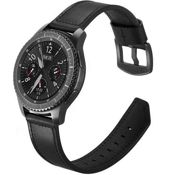 Шкіряний ремінь   Herms для Samsung Galaxy Watch 46mm - Black