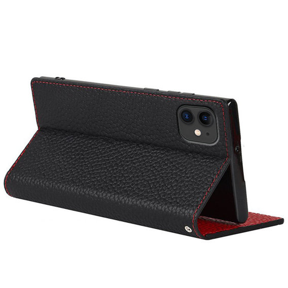 Шкіряний чохол для iPhone 11, ERBORD Grain Leather, чорний