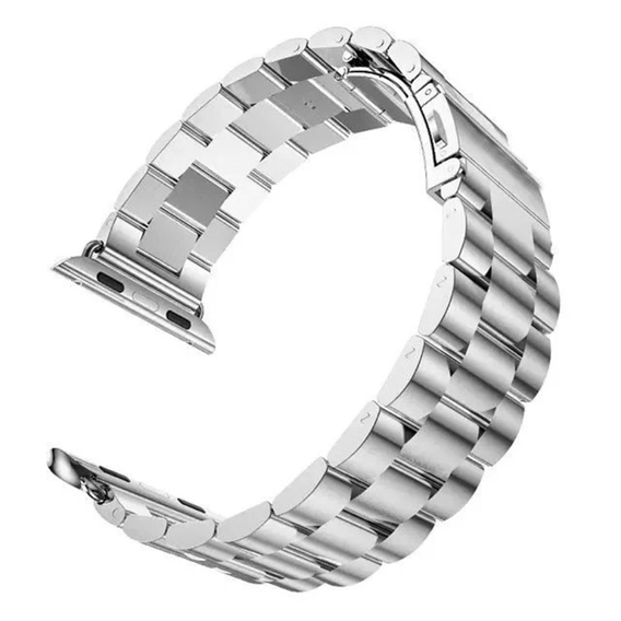   Браслет Stainless Segments до Apple Watch 7/6/5/4/SE/3/2/1 45/44/42mm, Grey