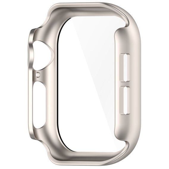 2в1 чохол та захисне скло для годинника Apple Watch 10 42MM, Beige