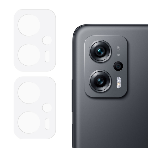 2х гартоване скло ERBORD для камери, щоб Xiaomi Poco X4 GT