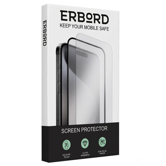 2х гартоване скло ERBORD для камери, щоб iPhone 15 Pro 