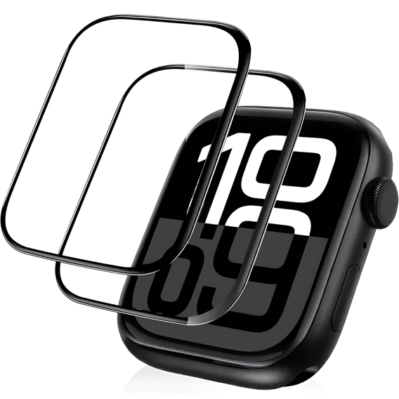 2x Гібридне скло ERBORD для Apple Watch 10 46mm