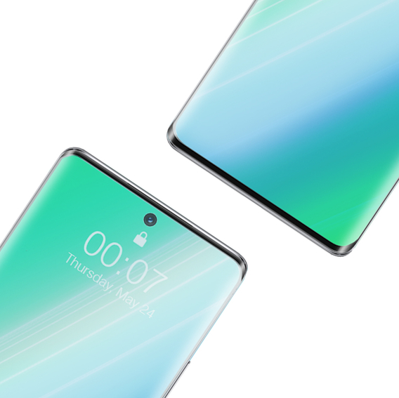 2x Загартоване скло для Huawei Nova 10 Pro, ERBORD 3D для всього екрану