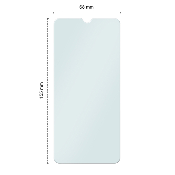 2x Загартоване скло для Realme C21Y / C25Y, ERBORD 9H Hard Glass на екрані