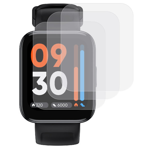 3x ERBORD Гідрогелева фольга для Realme Watch 3