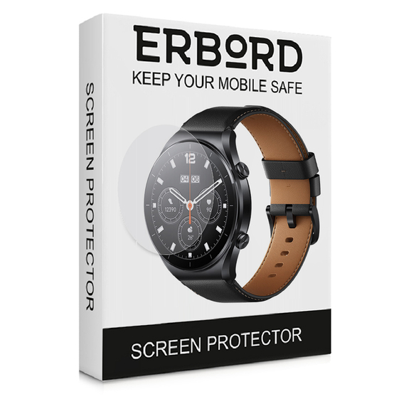 3x ERBORD Гідрогелева фольга для Xiaomi Mi Watch S1