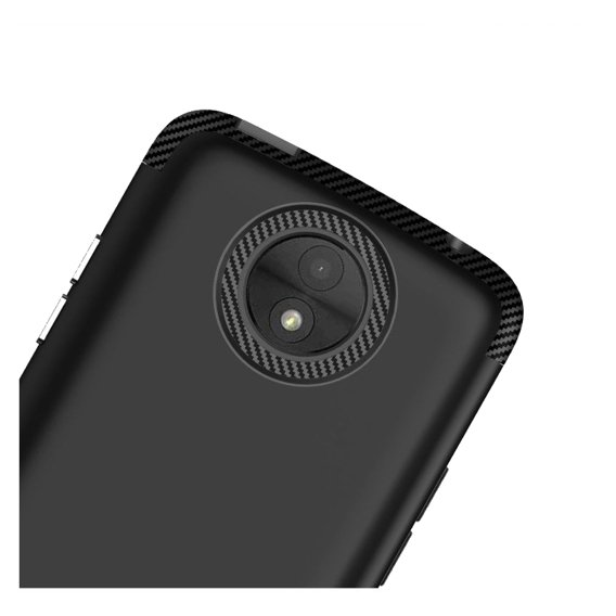 Czarne Etui Hybrid Carbon Case Motorola Moto C Plus