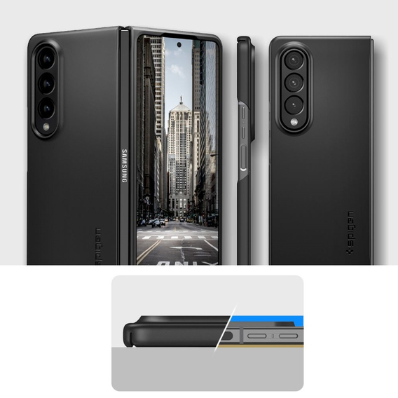 Etui Spigen do Samsung Galaxy Z Fold 4, AirSkin, Black