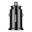 Автомобільний зарядний пристрій BASEUS 2x USB QC 3.0 30 Вт-Black