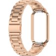 Браслет Stainless для Xiaomi Redmi Smart Band 2 - Rose Gold