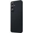 Кевларовий чохол BENKS для Samsung Galaxy S24, для MagSafe, Carbon Fiber, чорний