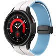 Силіконовий ремінець для Fitbit Inspire 3, Red Samsung Galaxy Watch 4 / 5 40/42/44/46/45MM PRO, Dark Blue / Red