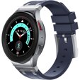 Силіконовий ремінець для Samsung Galaxy Watch 4/5 40/42/44/46/45mm Pro, Dark Blue