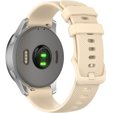 Силіконовий ремінець 18mm до Garmin Vivomove 3S / Vivoactive 4S, Beige