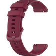 Силіконовий ремінець 18mm до Garmin Vivomove 3S / Vivoactive 4S, Wine Red