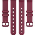 Силіконовий ремінець 18mm до Garmin Vivomove 3S / Vivoactive 4S, Wine Red