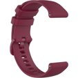 Силіконовий ремінець 18mm до Garmin Vivomove 3S / Vivoactive 4S, Wine Red