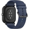 Силіконовий ремінець 20mm, Midnight Blue/Black Buckle