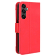 Футляр з клапаном для Samsung Galaxy M35, Card Slot, червоний
