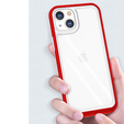 Чехол ERBORD Hybrid Frame для iPhone 13 mini, Червоний