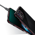 Чохол для ASUS ROG Phone 8 Pro, Armor Bumper, з кришкою об'єктива, чорний / червоний