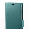 Чохол для Realme C67 4G, ERBORD Glossy Litchi, гаманець з клапаном, зелений