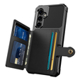 Чохол для Samsung Galaxy S23 FE, Card Holder Kickstand, чорний