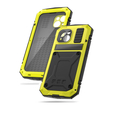Чохол для iPhone 15, R-JUST, броньований, жовтий / чорний