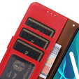 Чохол-книжка для Motorola Moto G42 4G, KHAZNEH RFID, Dual Color, червоний