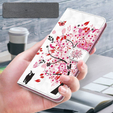 Чохол-книжка для Oppo A17, Wallet Light Spots Decor, tree, білий