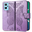 Чохол-книжка для Realme 9i / Oppo A96, Butterfly, фіолетовий