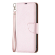 Чохол-книжка для Samsung Galaxy A34 5G, Wallet Litchi Magnet, рожевий rose gold
