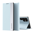 Чохол-книжка для Samsung Galaxy S22 Ultra 5G, Side Magnetic, світло-блакитний