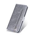 Чохол-книжка для Xiaomi Redmi Note 8 Pro, Wallet Zippered, сріблястий