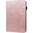 Чохол-накладка для Samsung Galaxy Tab A8 10.5 SM-X200 SM-X205, flower, рожевий rose gold