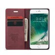 Чохол-сумка для iPhone 7/8/SE 2020/SE 2022, Leather Wallet Case, бордовий