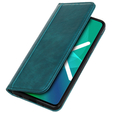 Чохол-фліп для Motorola Moto G62 5G, Split Leather, зелений
