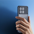 Чохол DuxDucis для Xiaomi Poco F6 Pro, Aimo case, прозорий / чорний