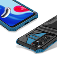 Чохол KickStand для Xiaomi Redmi Note 11/11S, Card Slot,  Blue