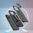Чохол Magnetic Kickstand для iPhone 13 Pro Max, для MagSafe, з кільцем, чорний