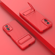 Чохол Military KickStand для Xiaomi Redmi Note 12S 4G, Red