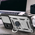 Чохол NOX Camera Slide Oppo Reno 10 / 10 Pro, CamShield Slide, срібло