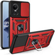 Чохол NOX Camera Slide Oppo Reno 10 / 10 Pro, CamShield Slide, червоний