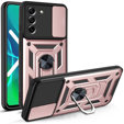 Чохол NOX Camera Slide Samsung Galaxy S23 Plus, CamShield Slide, рожевий rose gold